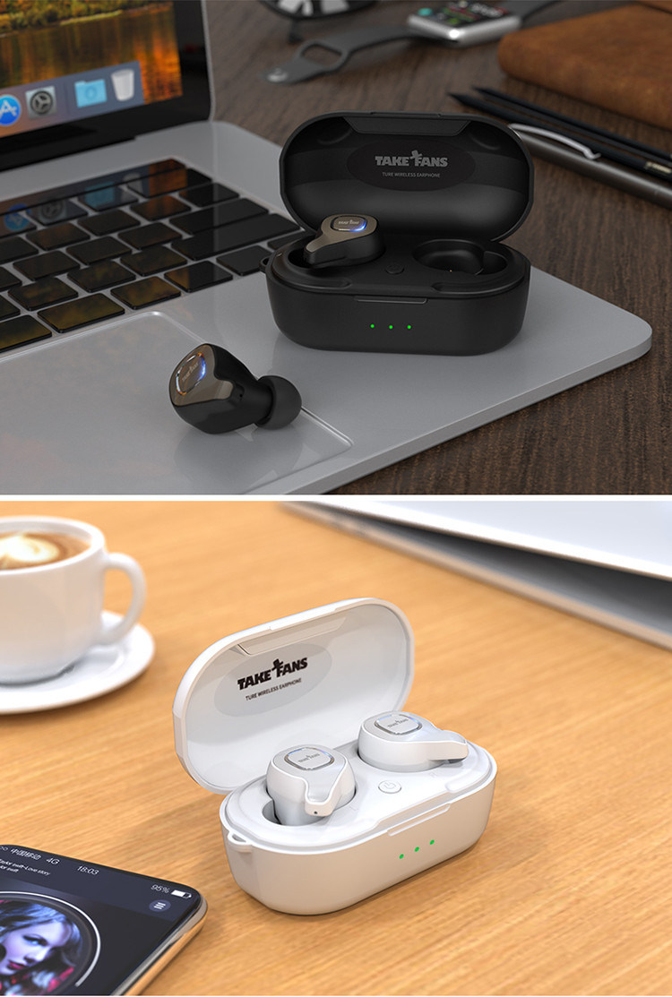 f8智能降噪高清 双耳无线蓝牙耳机 苹果华为耳机