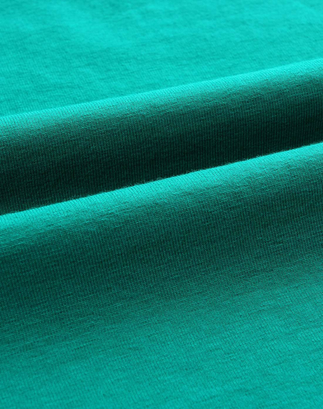 男童圆领短袖针织衫深湖绿