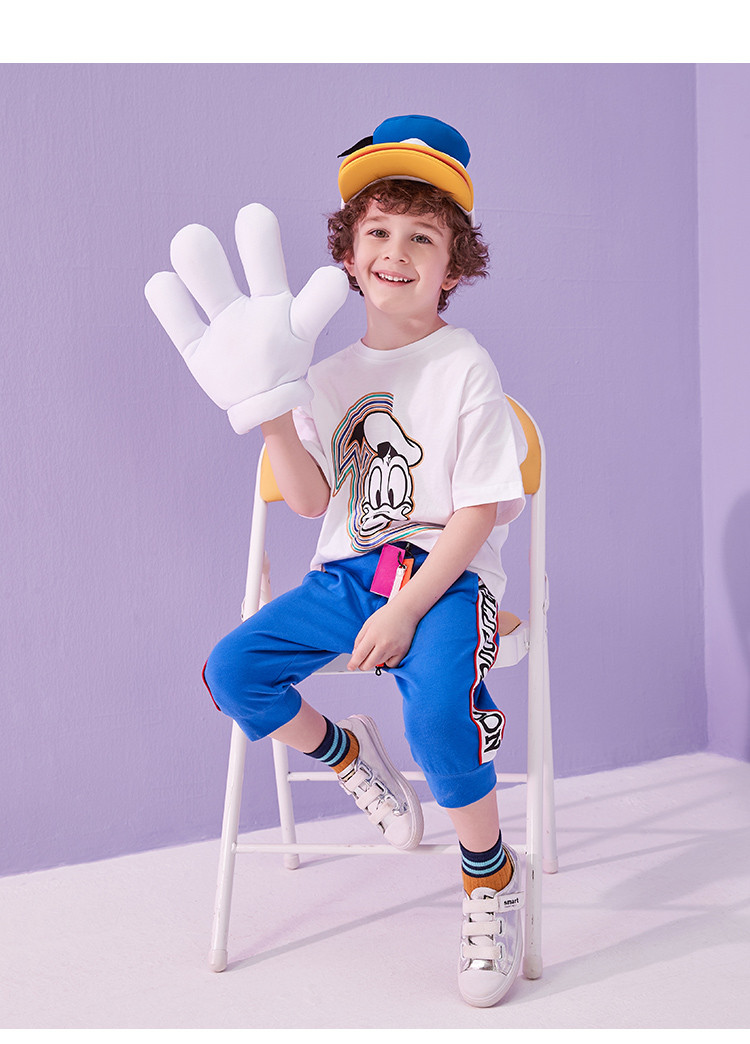 【唐老鸭ip款】巴拉巴拉童装男套装夏装新款两件套纯棉