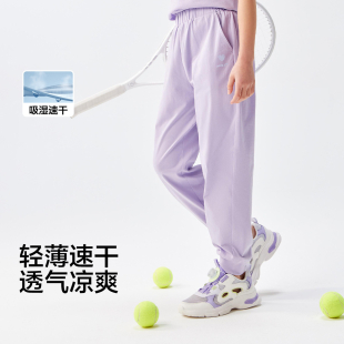 吸湿速干凉爽舒适女童裤子儿童休闲裤春夏中大童小童长裤印花长裤