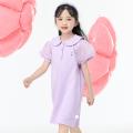 迪士尼 女童连衣裙学院风夏款儿童裙气质Polo领学院风连衣裙 图片 3