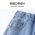 迪士尼 【多巴胺星星直筒裤】儿童牛仔裤女童长裤朱迪兔中大童夏薄款 图片 10