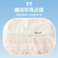 迪士尼 【女童珍珠连衣裙】儿童裙子无袖公主裙26夏季中大童网纱连衣裙 图片 5