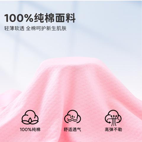 迪士尼 【纯棉A类】婴儿短袖连体衣夏季薄款纯棉宝宝外出哈衣爬服透气 图片 4