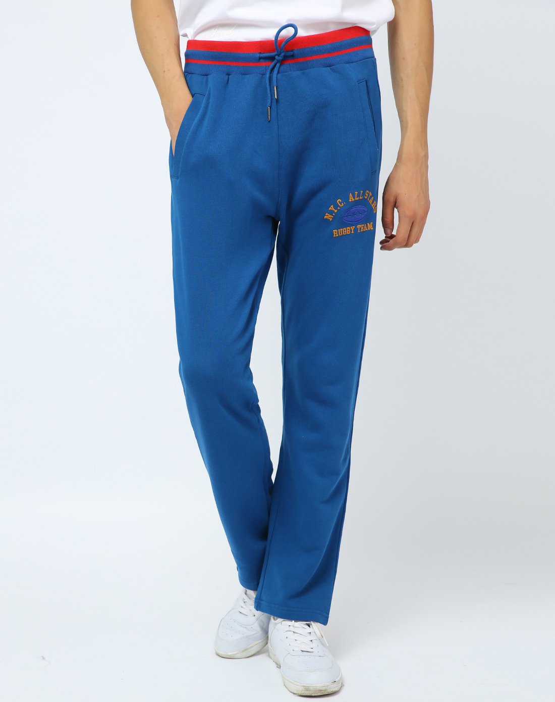 松紧腰头毛圈男士运动裤男士长裤