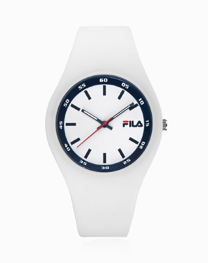 斐乐fila 运动潮流多彩硅胶时尚石英手表