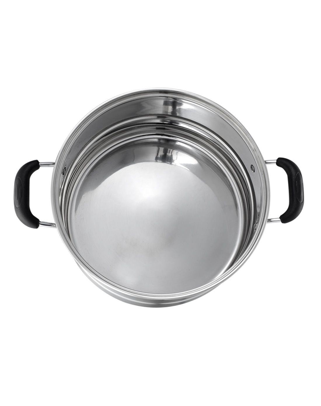 304不锈钢加厚复底双层蒸锅28cm