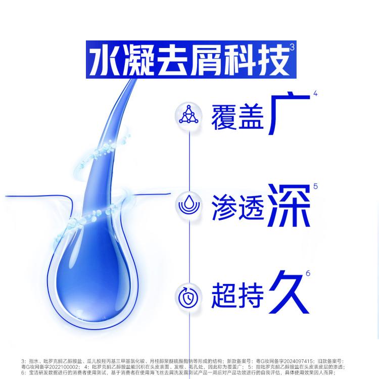 海飞丝 控油去屑多香型组合装洗发水露防断清洁保湿持久留香洗头膏