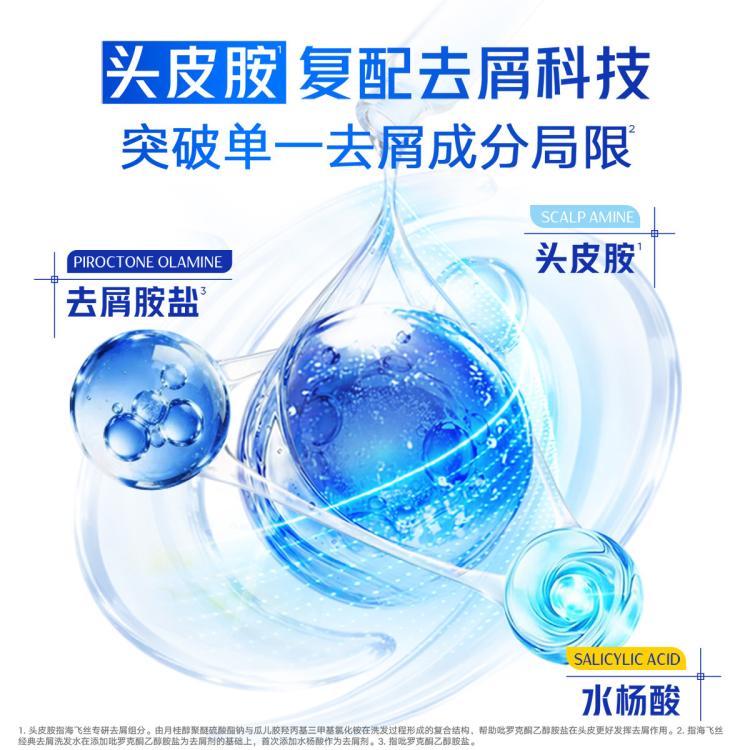 海飞丝 控油去油屑洗头膏多香型1KG 防断头皮舒缓清洁保湿洗发水露 图 5