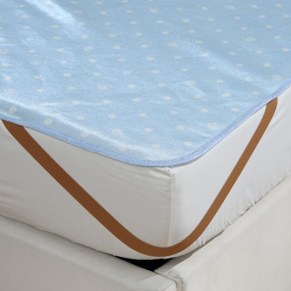 新一代玻璃球软凉席夏季可折叠印花席双人冰丝凉席三件套席子