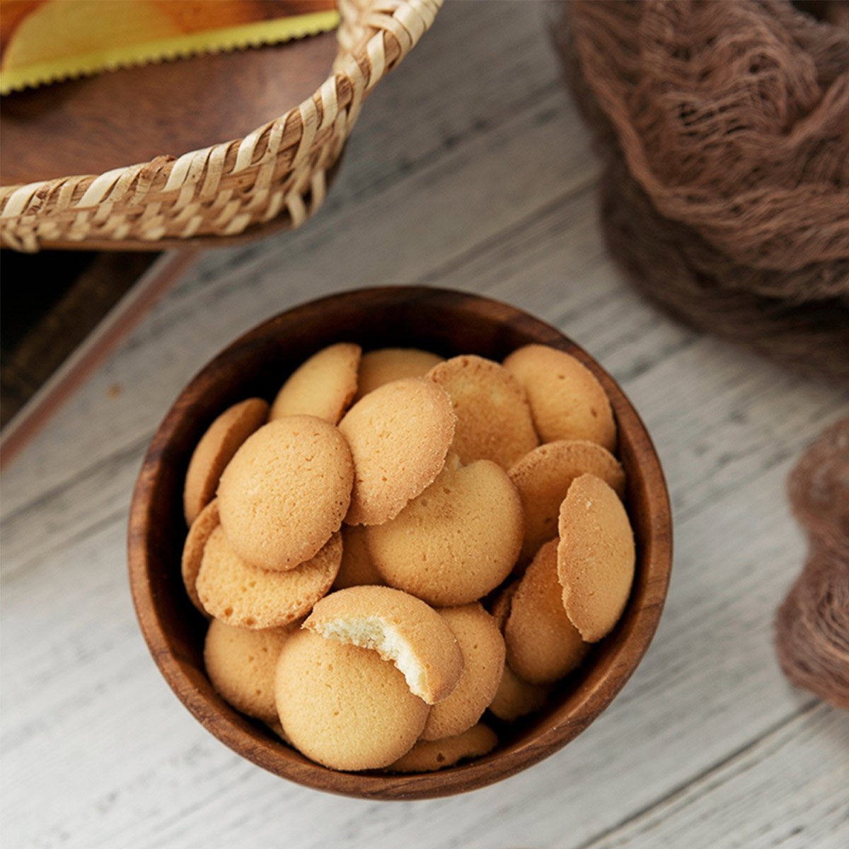 味觉诱惑香蕉牛奶味鸡蛋饼干180g