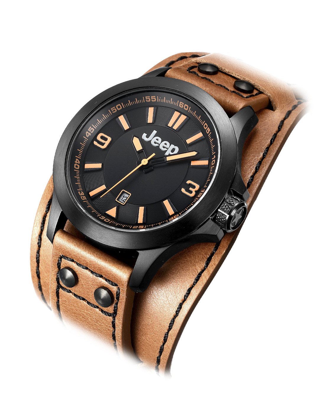 吉普jeep手表日历显示夜光户外休闲男士石英表