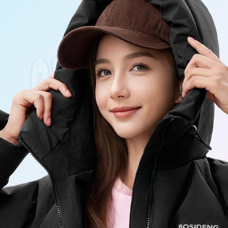 波司登 【25年爆款】冬季女士连帽亲子款休闲面包服宽松加厚保暖羽绒服