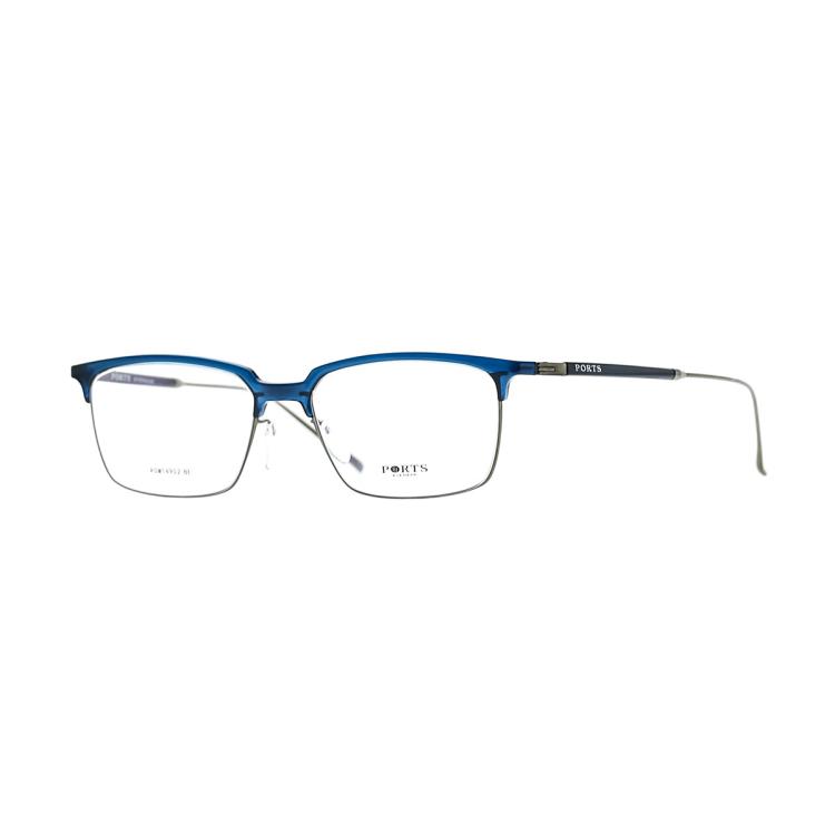 PORTS 1961 PORTS 宝姿PORTS眼镜男款光学架经典商务方框TR眼镜架POM14902