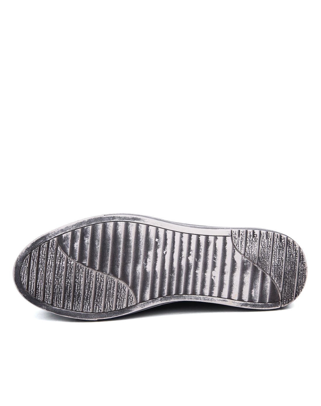 擦色鞋底 复古磨砂牛皮休闲板鞋黑色