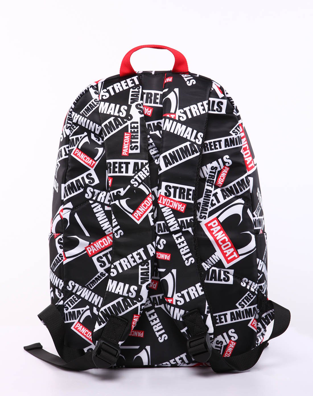 pancoat 轻便实用 中性款双肩包黑色