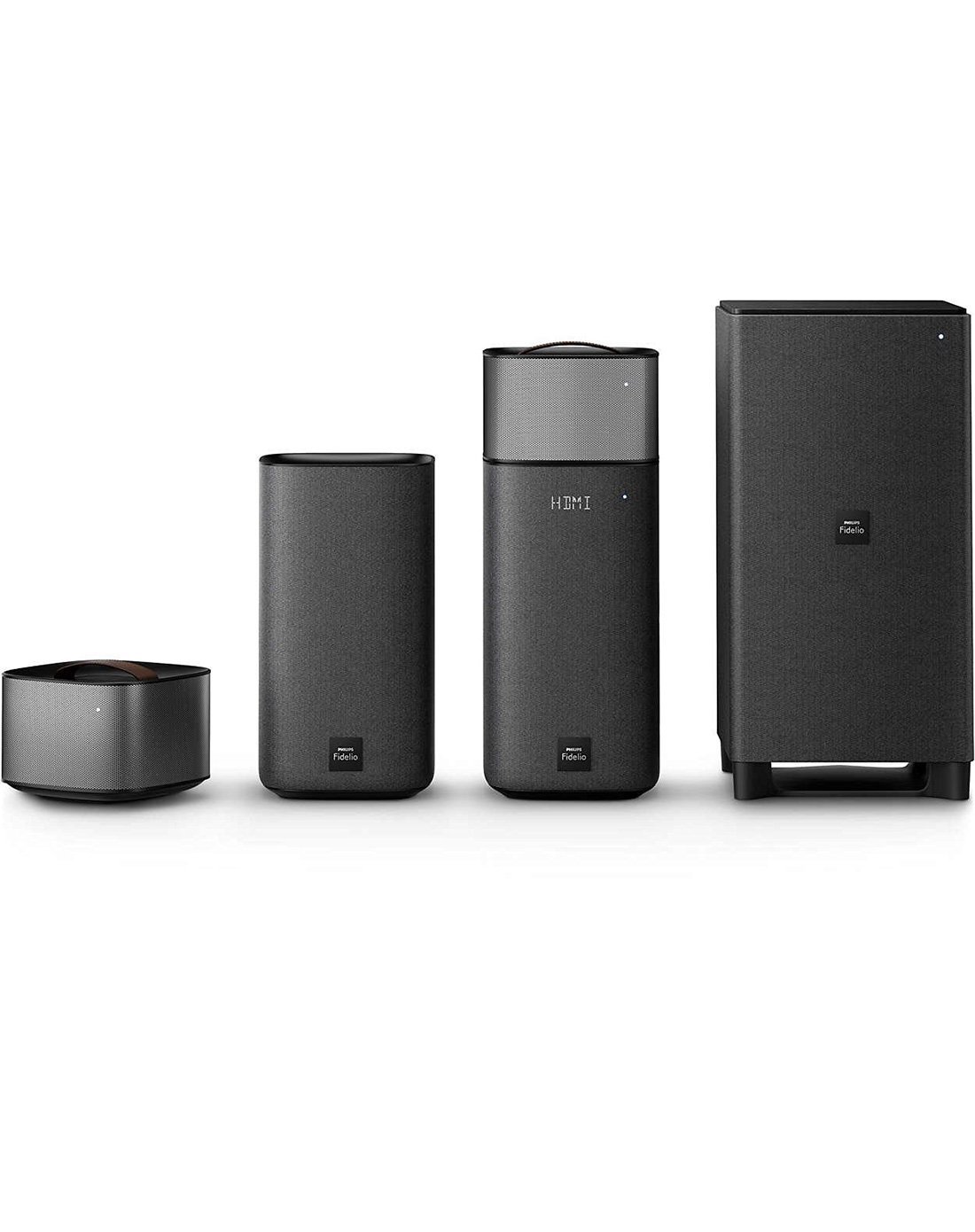 飞利浦e6黑色5.1无线蓝牙随需环绕家庭影院音箱音响