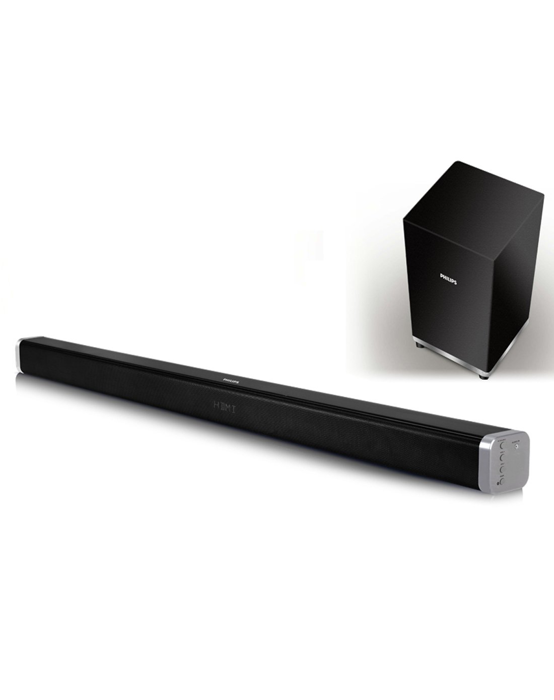 飞利浦htl2000黑色无线蓝牙回音壁家庭影院音箱