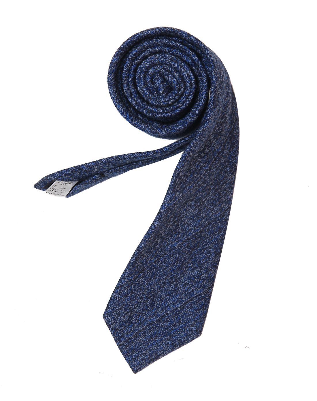 休闲商务桑蚕丝羊毛暗纹领带蓝色蓝色