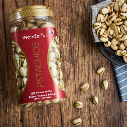 wonderful万多福美国进口开心果480克