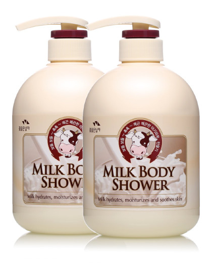 所望somang 牛奶沐浴露两只装保湿 沐浴套装