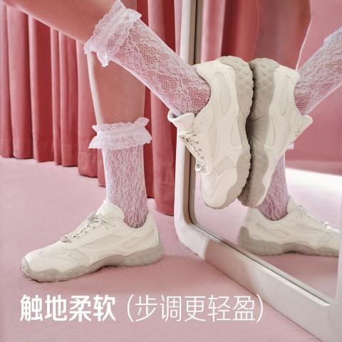 李宁 休闲鞋女鞋菲漫运动芭蕾轻质圆头女士德训鞋子潮流低帮运动鞋 图片 2