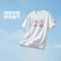 李宁 纯棉透气李宁女轻薄清爽T恤款夏季运动短T显瘦有型时尚短t