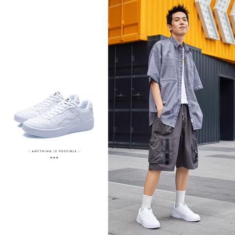 李宁 浮舟|小白鞋男休闲鞋男士春夏潮流运动鞋百搭白色板鞋男鞋子 图片 3