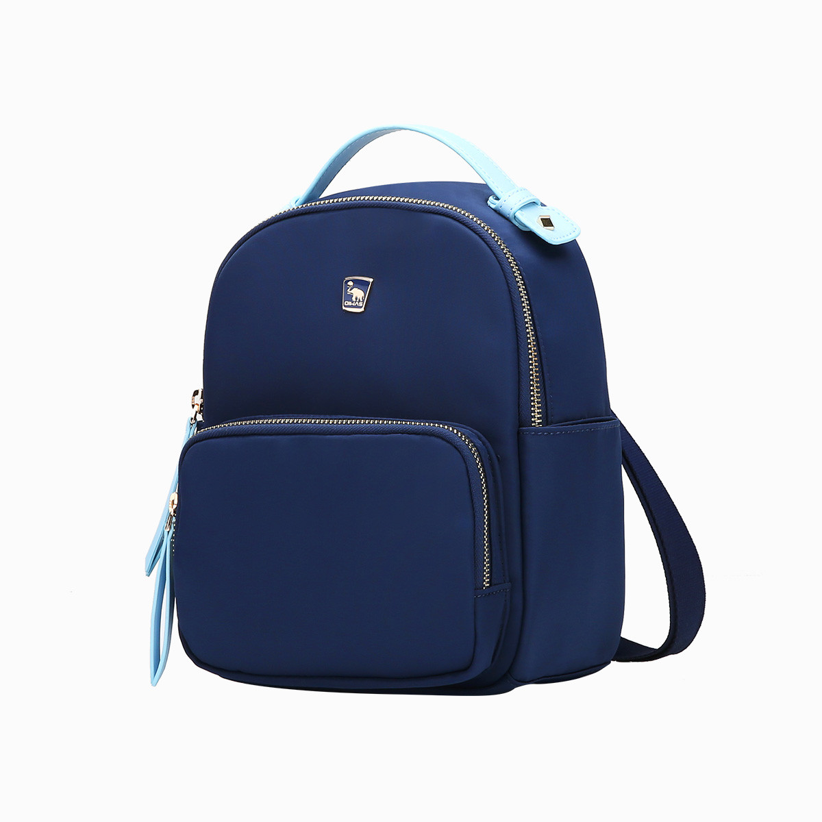 爱华仕休闲时尚女款双肩包学院风百搭女士背包(mini版)ocb173706003