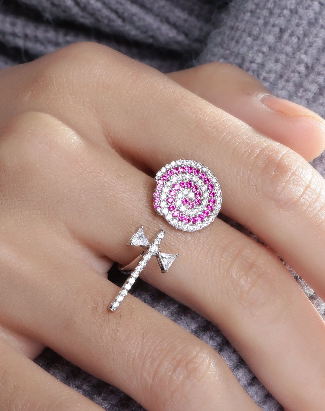 glamever 棒棒糖戒指