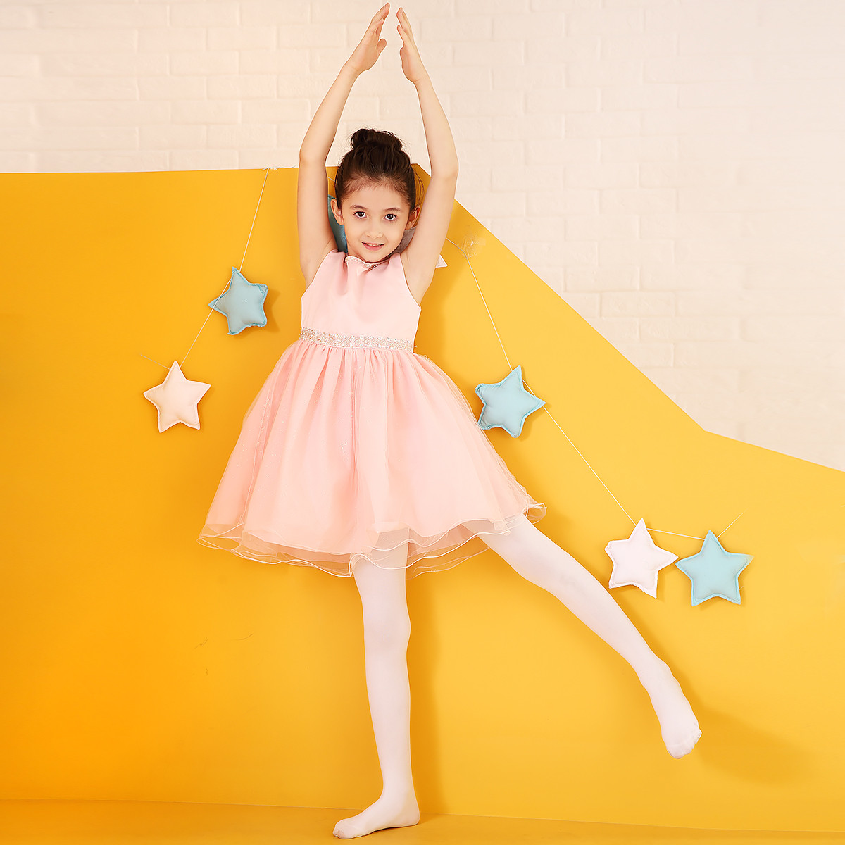 超酷内搭内衣内裤小配件专场 红豆居家女童天鹅绒连裤袜儿童打底裤