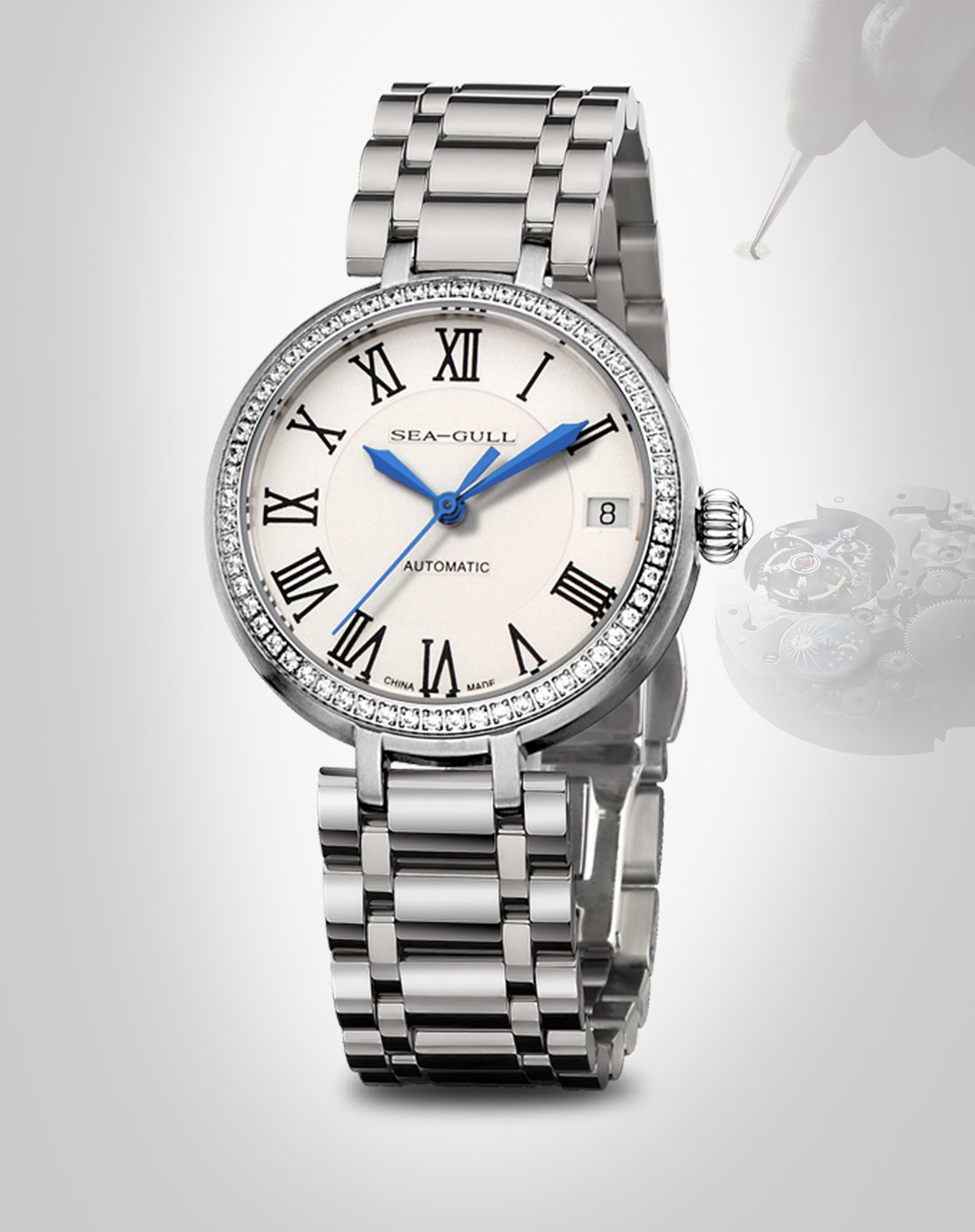 sea-gull海鸥手表【专柜同款~爆款】女士机械表时尚百搭潮流单历自动