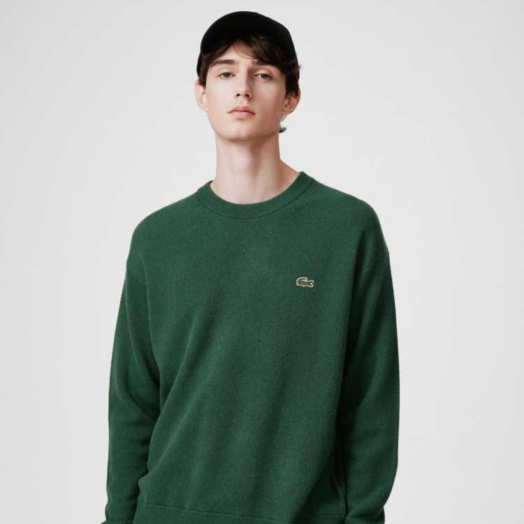 Lacoste ����������װë���ﶬ��ɫ�����������ë��֯����ʿʱ�аٴ�� 396Ԫ