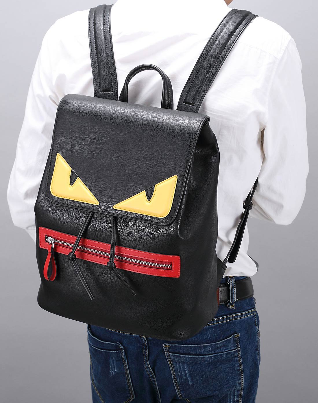 新品愤怒小鸟个性大容量男式背包双肩包