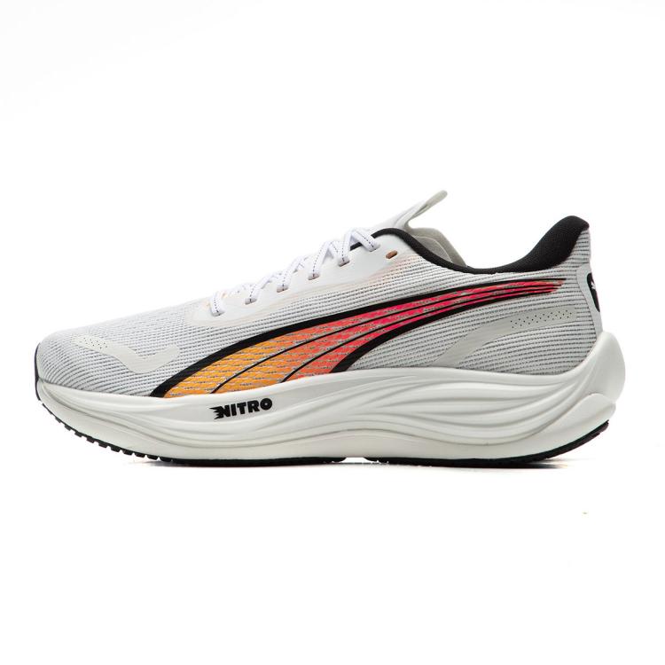 Puma Velocity Nitro™ 3 Men's Running Shoes In White-sun Stream