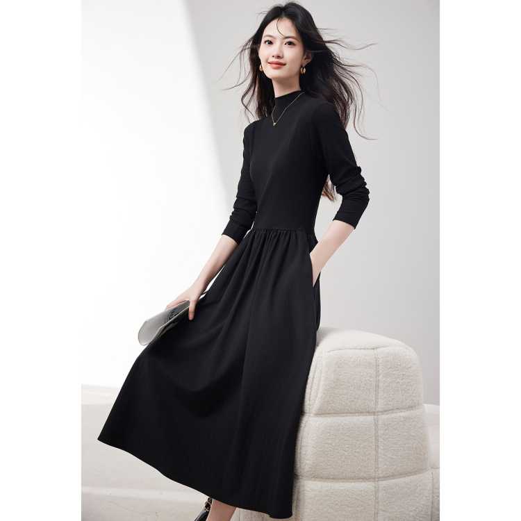 ��ˮ�껪 ��ʽ�������֯ƴ������ȹŮ 25�ﶬ�� �����������ʴ��ȹ170.15Ԫ