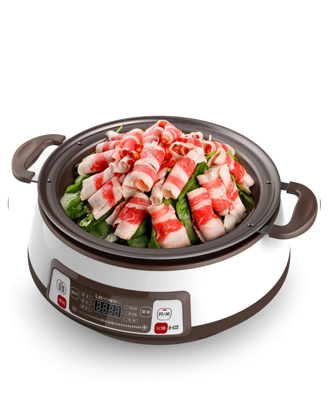 时尚健康ih电磁锅 分体养生锅 电火锅