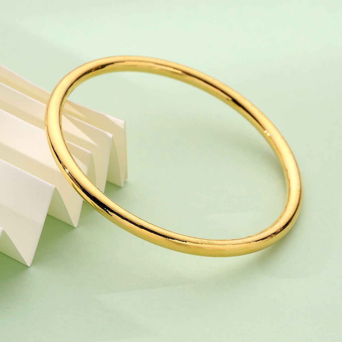 足金黄金手镯光圈手镯闭口黄金手镯黄金镯子计价