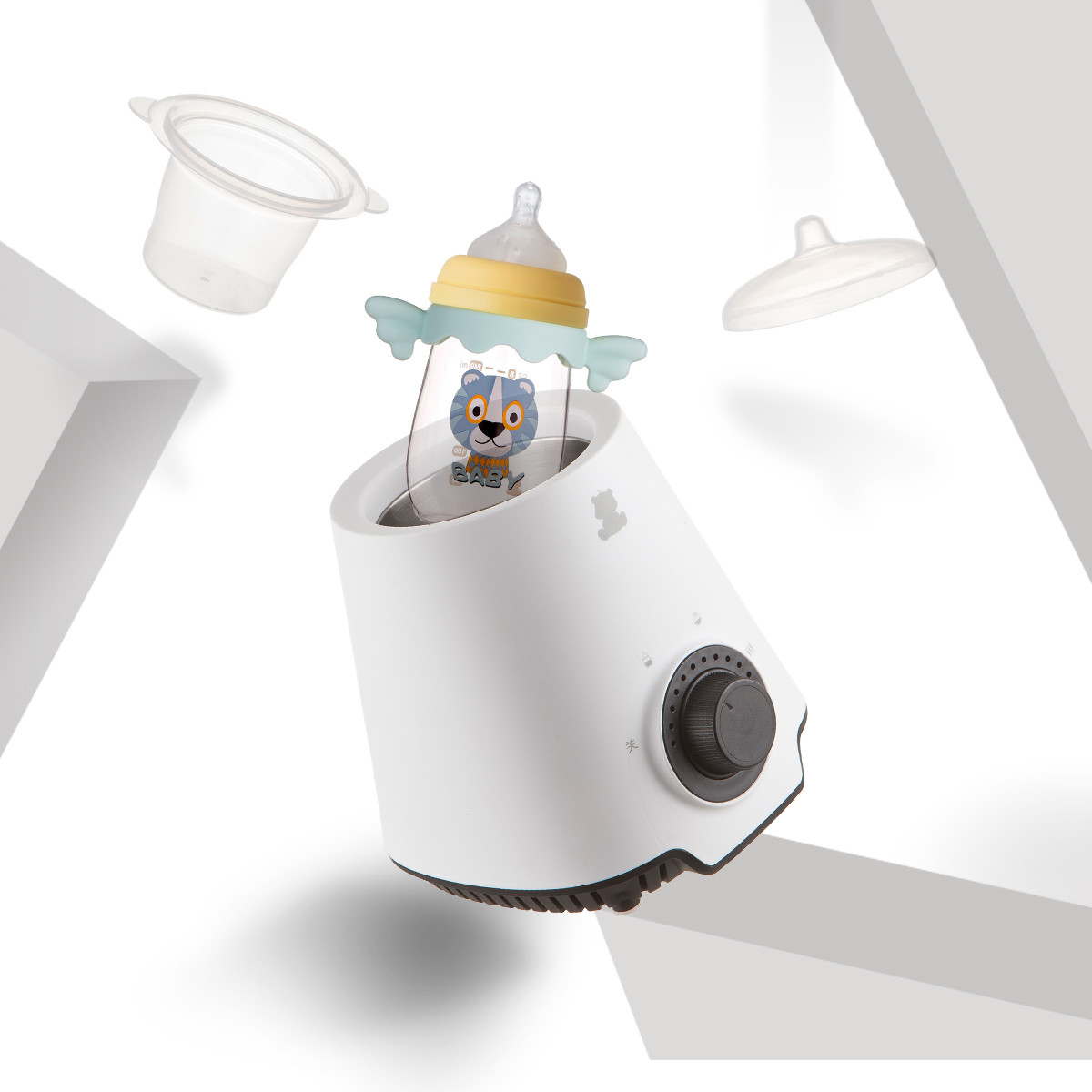 小白熊暖奶器 多功能婴儿温奶器智能恒温奶瓶宝宝保温器 热奶器