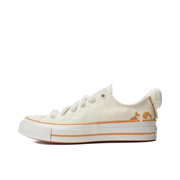 Converse 匡威1970s百搭休闲运动低帮男女帆布鞋 In White