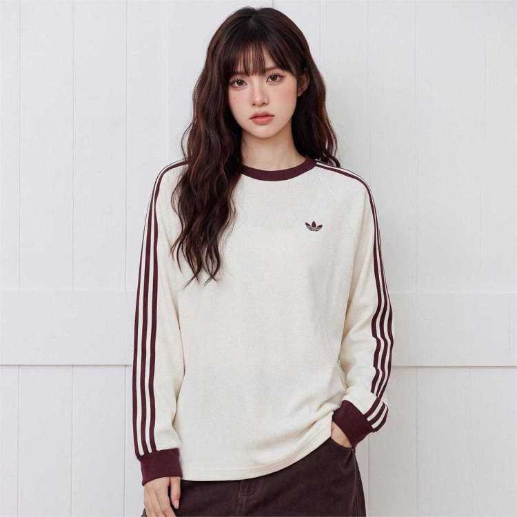 阿迪达斯三叶草 三叶草26秋冬季新款男女装上衣宽松运动休闲套头卫衣打底衫T恤