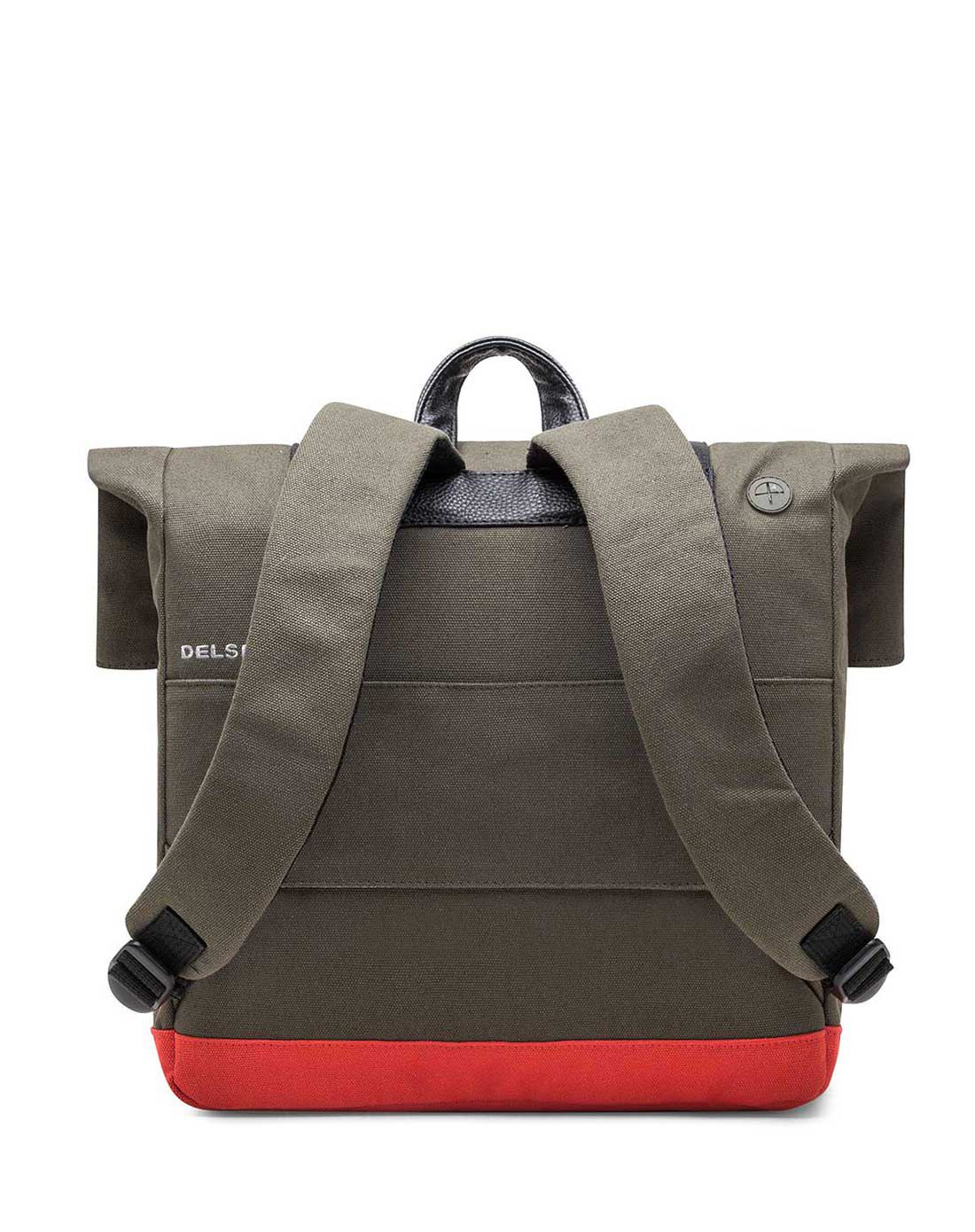 delsey法国大使休闲百搭纯色帆布双肩包