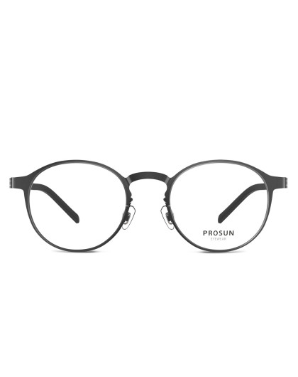 保圣(prosun)眼镜框架男性时尚圆框近视光学架全框眼镜框