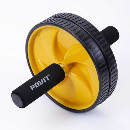 男女瘦身健美轮练马甲线腹肌训练健身滚轮