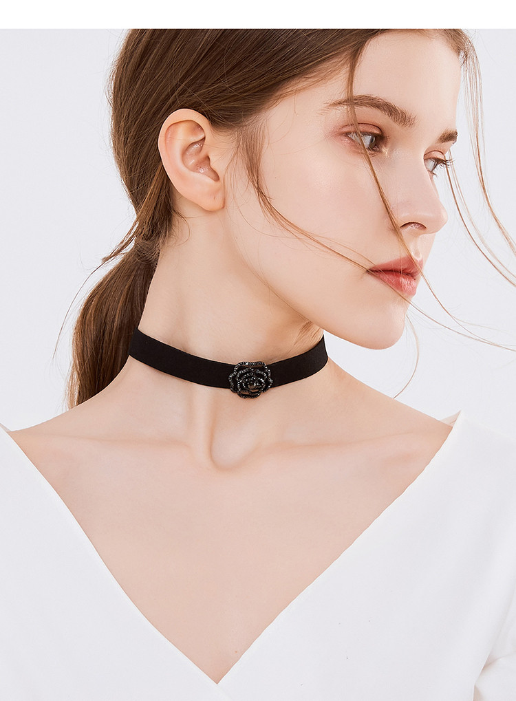 mck choker复古脖子饰品短款颈带项圈项链女欧美锁骨链网红颈链