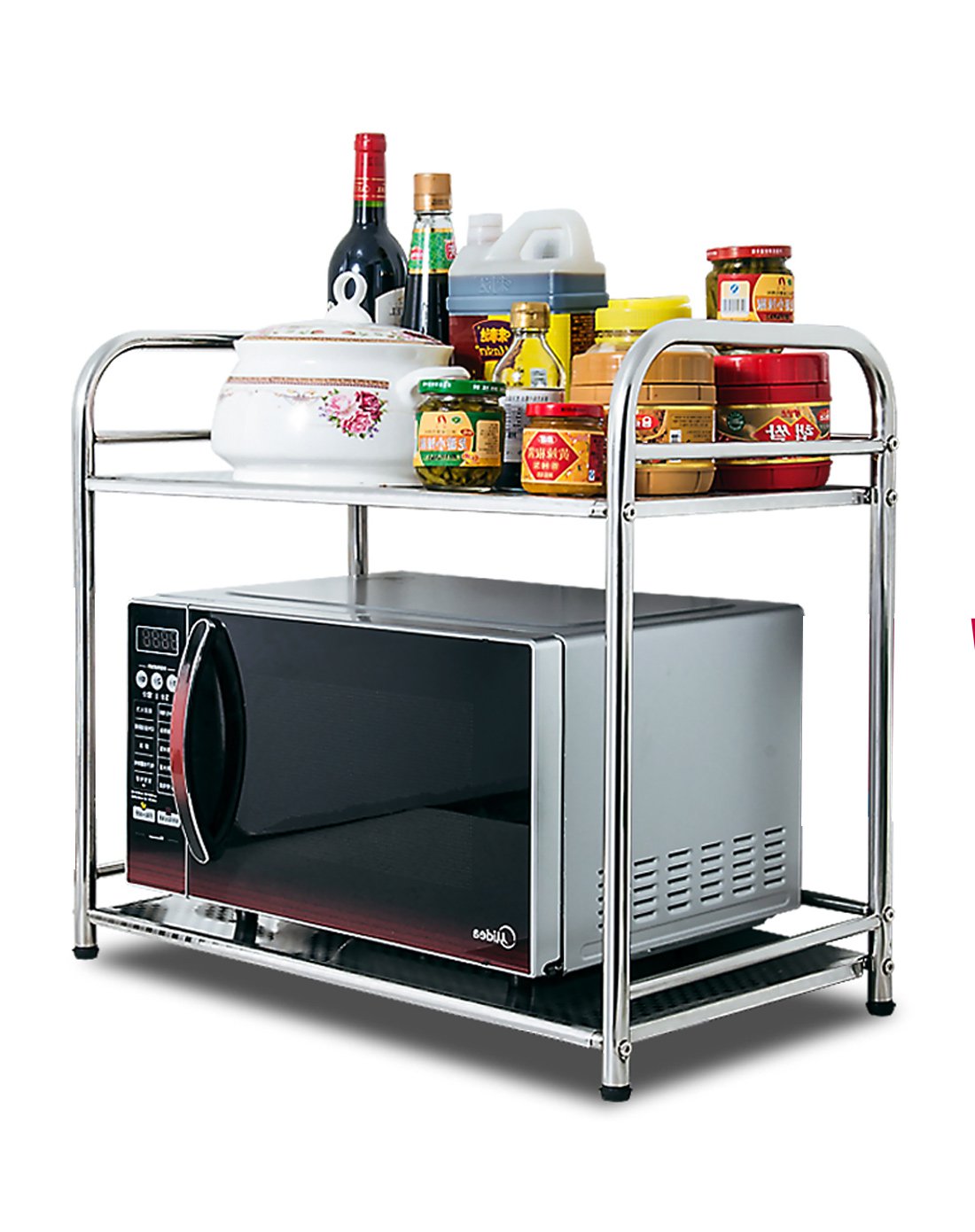 台式二层微波炉架