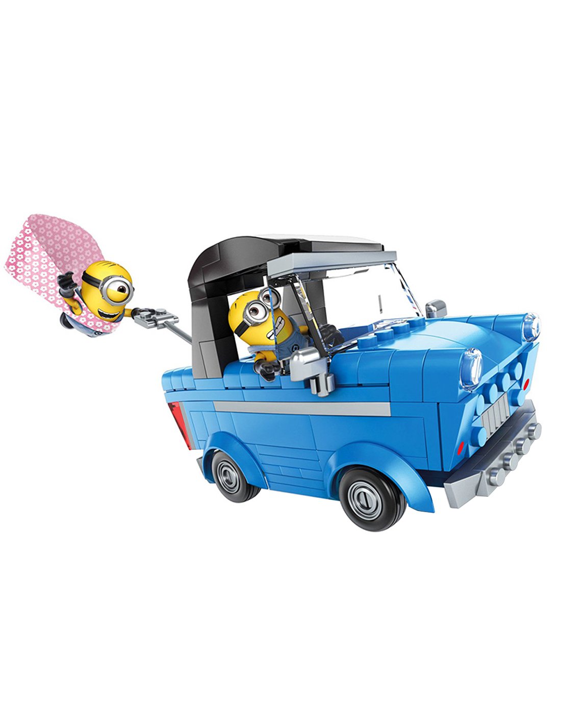 【电影同款】美高小黄人汽车空中追逐场景套装玩具