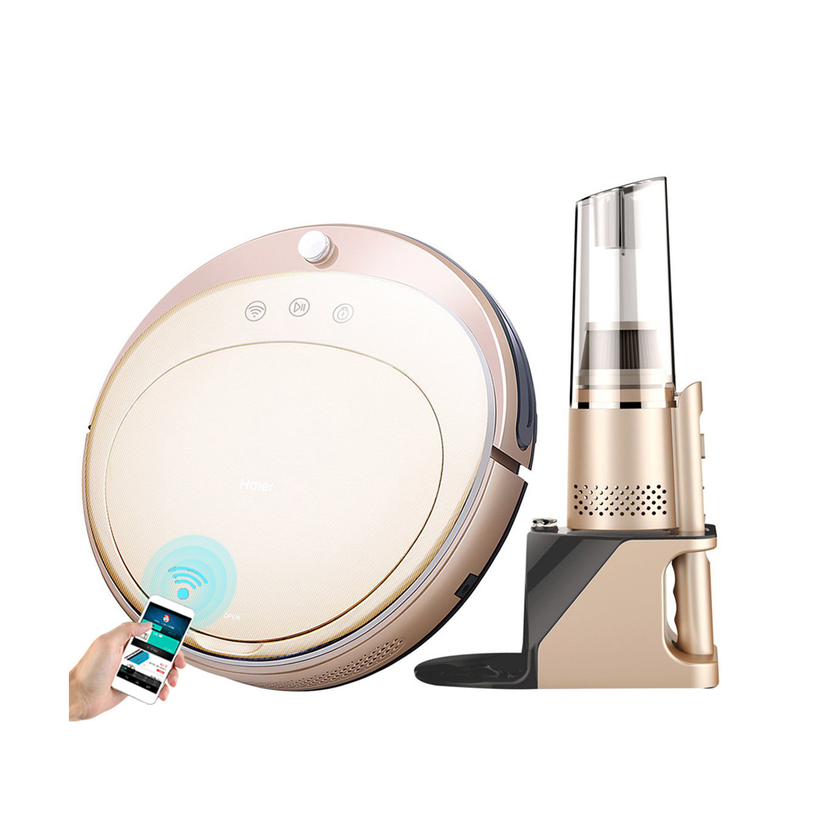 海尔扫地机swr-t320sh 拖地吸尘智能扫地机器人