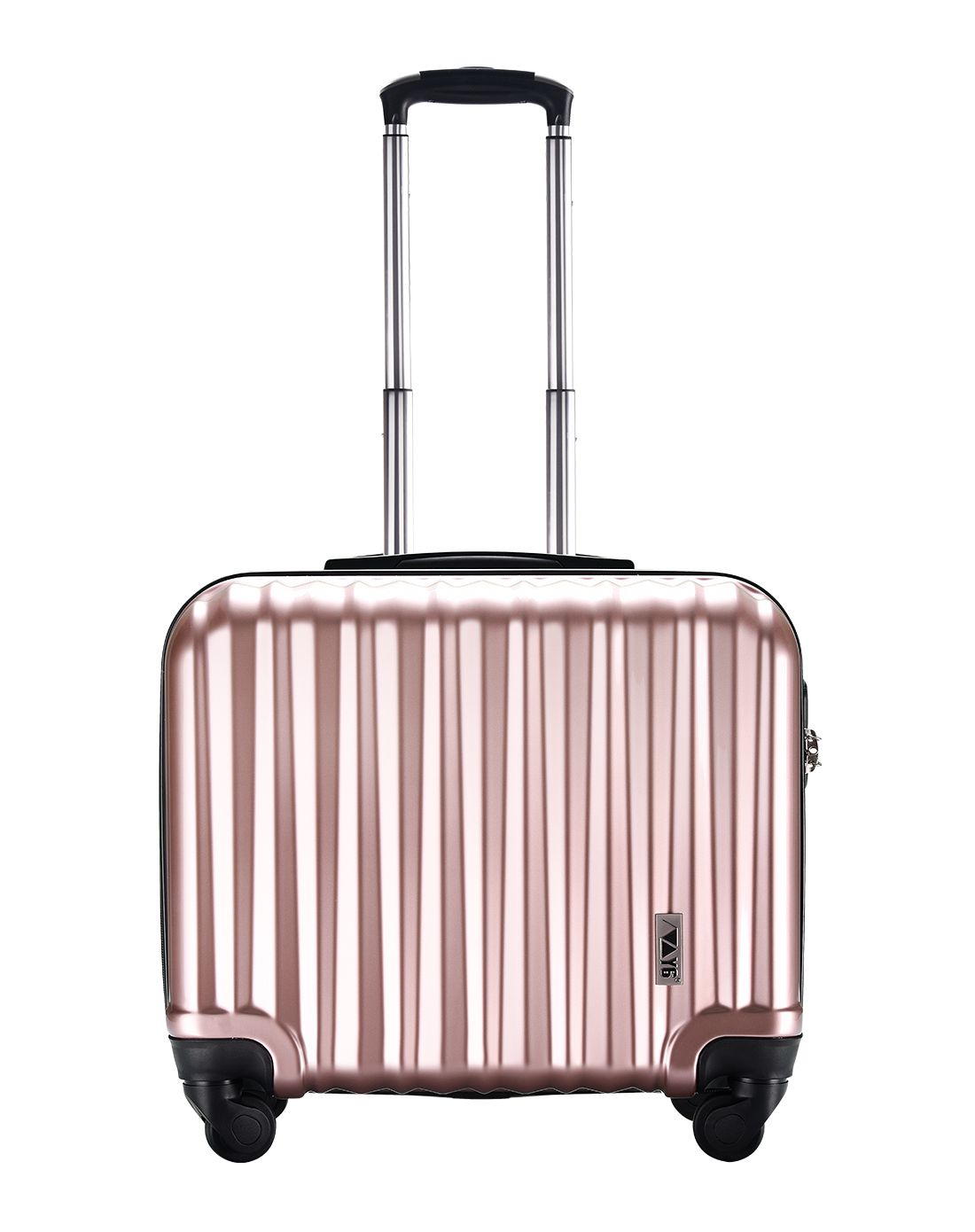 2016休闲时尚商务登机箱17寸玫瑰金