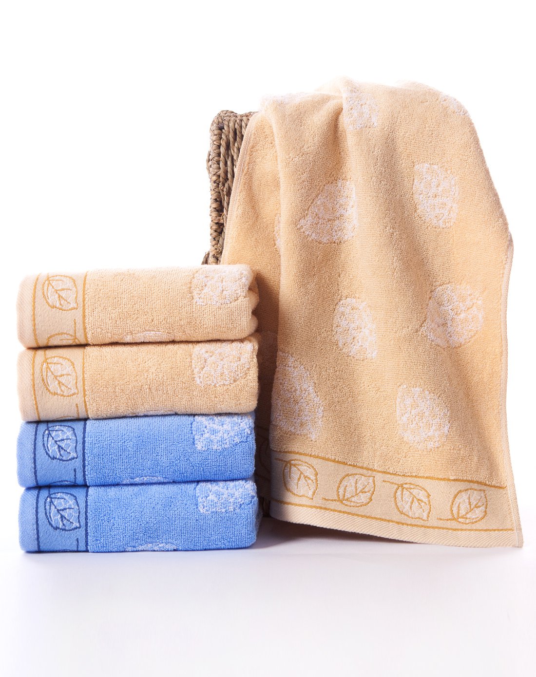 金号特卖旗舰店4条装 金号 纯棉毛巾 加厚 星级享受款各色2条qjd20170